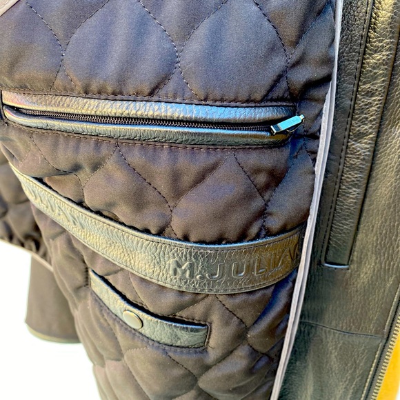 Men’s Heavyweight Genuine Leather Jacket - Picture 9 of 12